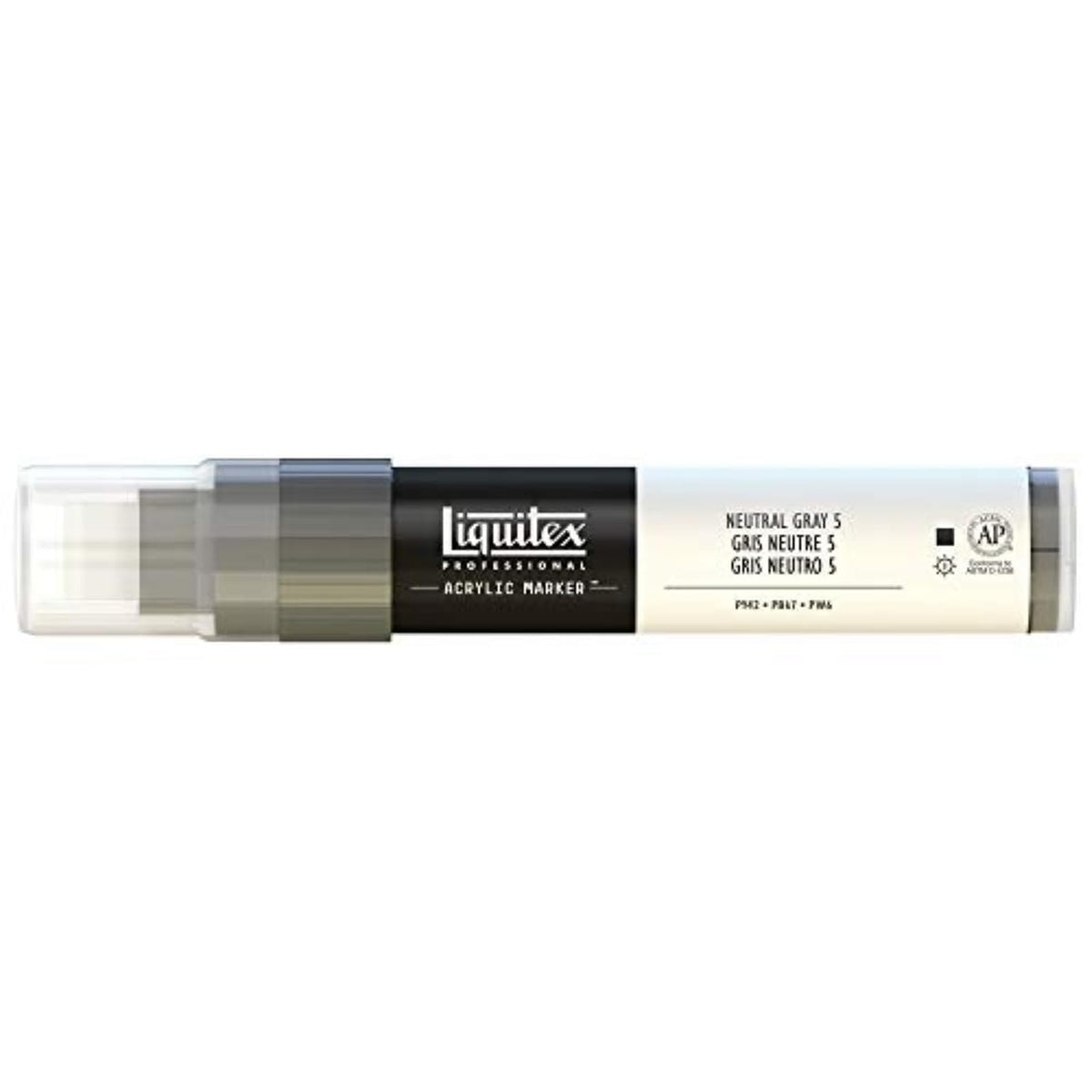 Liquitex Professional Wide Paint Marker, Neutral Gray 5