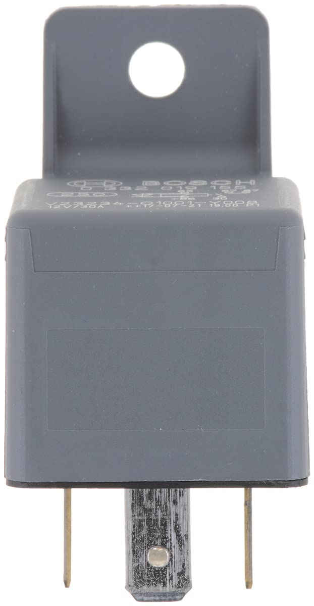 Bosch Mini Relé Normalmente Abierto 0332019155, 5 Pines, 12V, 30A, Individual