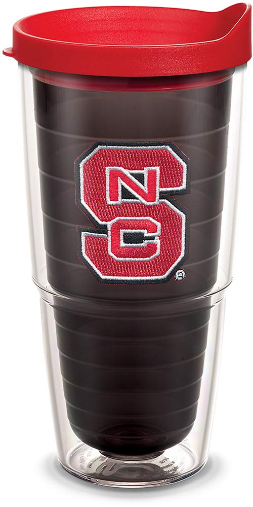 Tervis Vaso con Tapa, Diseños de Equipos Universitarios NCAA - North Carolina St Univ - 24 Oz - Cuarzo