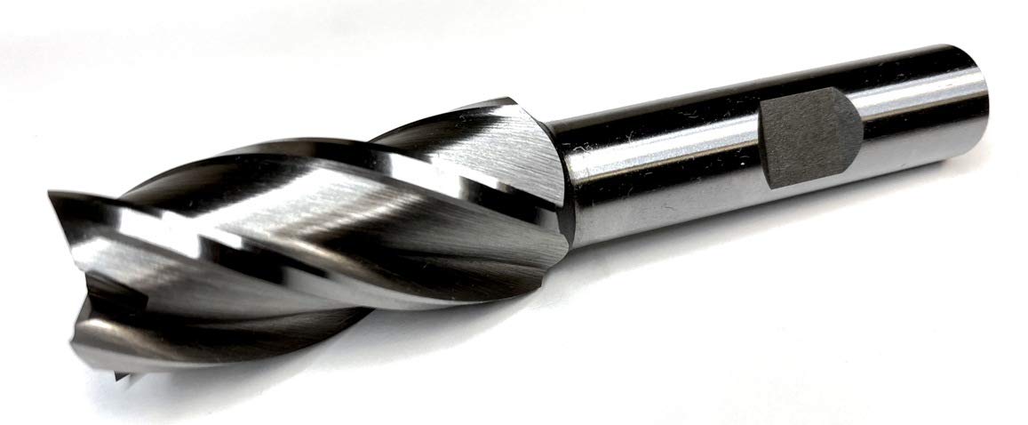 HHIP 5802-0750 3/4" x 1/2" 4 flautas de acero de alta velocidad de un solo extremo de corte central