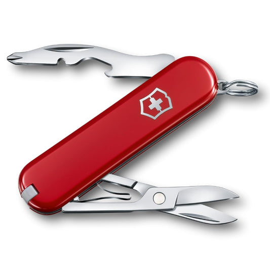 Victorinox Navaja Jetseller, 7 Usos, Roja | Navaja suiza, báscula duradera, EDC compacta, viajes y actividades al aire libre