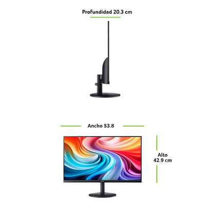 Acer SB243Y G0bi Monitor de 23.8 Pulgadas | FHD 1920 x 1080, panel IPS, 120 Hz, 1 ms, AdaptiveSync, HDMI y VGA