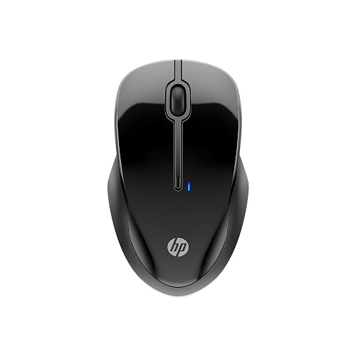 HP Mouse 250 Dual Inalámbrico, USB A, Bluetooth 5.0, 2.4 GHz, 1600 dpi, Compatible Windows, ChromeOS, MacOS, Negro (6V2J7AA)