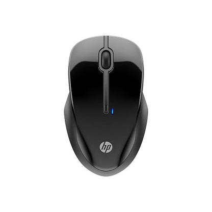 HP Mouse 250 Dual Inalámbrico, USB A, Bluetooth 5.0, 2.4 GHz, 1600 dpi, Compatible Windows, ChromeOS, MacOS, Negro (6V2J7AA)