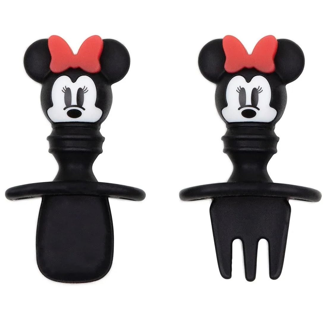 Bumkins Disney Chewtensils Cubiertos Masticables para Bebé - Disney - Bebé - Negro
