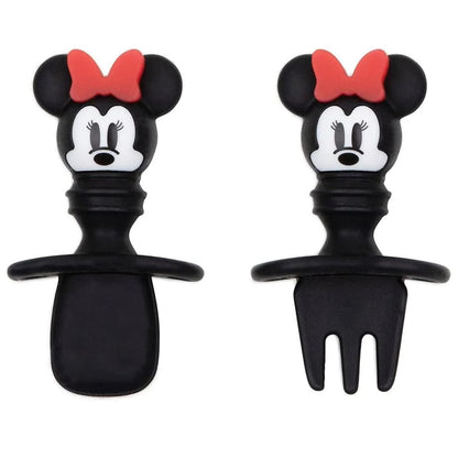 Bumkins Disney Chewtensils Cubiertos Masticables para Bebé - Disney - Bebé - Negro
