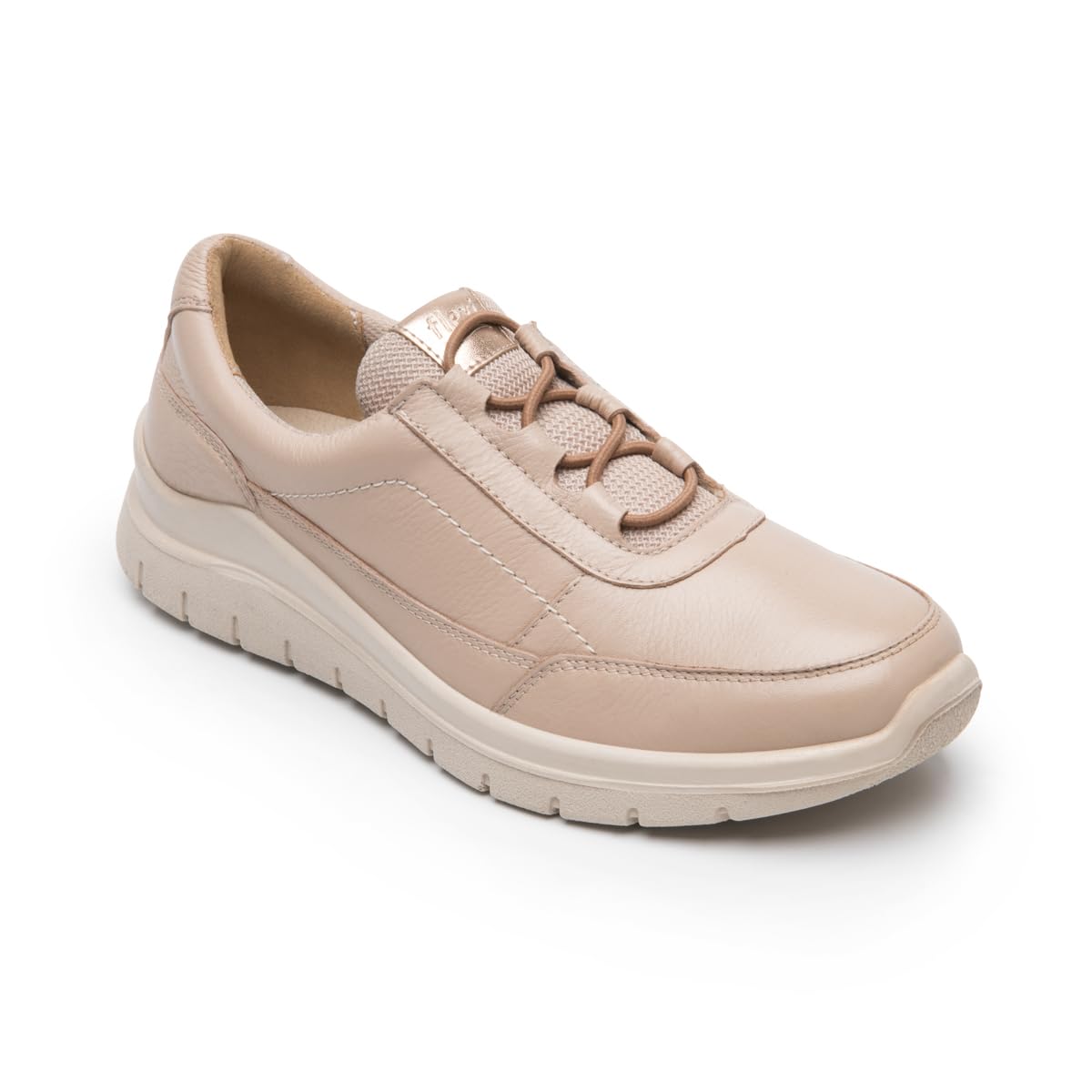 Flexi Tenis Confort de Piel para Mujer con Cordones elásticos 130201