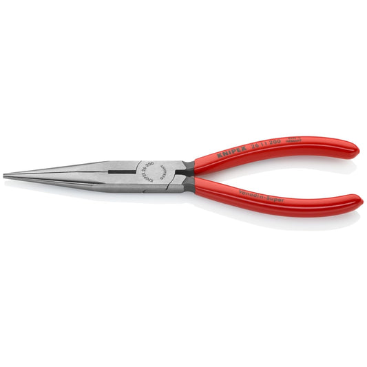 KNIPEX Herramientas - Alicates de punta larga con cortador (2611200), 8 | Alicates de punta de aguja de cigüeña, acero vanadio alemán de precisión