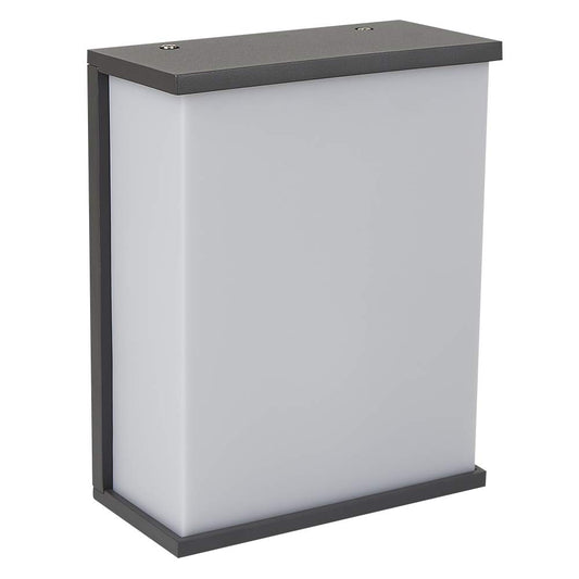 Tecnolite Lámpara LED Exterior, Lámpara de Pared, IP 44, Base E27, 100 - 240 V, Color Satinado