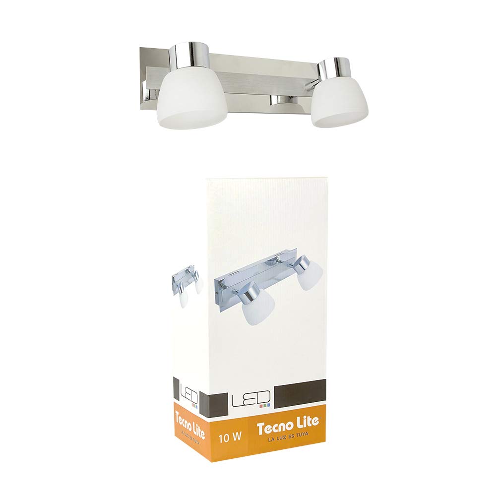 Tecnolite - Lámpara de interior LED para sobreponer, 10 W, Luz Cálida Brillante