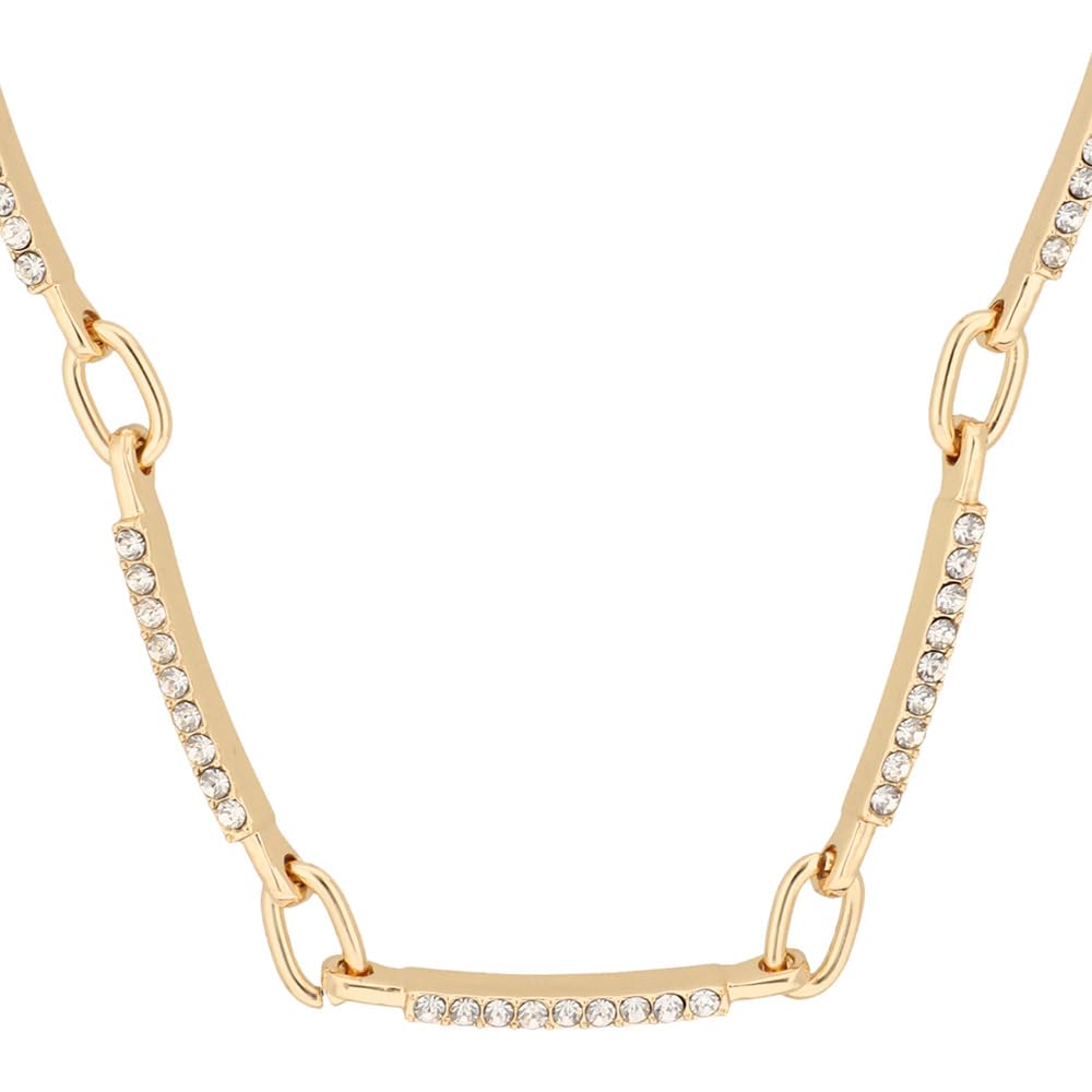 Nine West Collar Dorado Circular Para Mujer