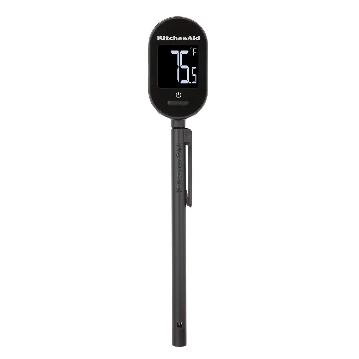 KitchenAid KQ910 - Termómetro digital de lectura instantánea retroiluminada para cocina, color negro