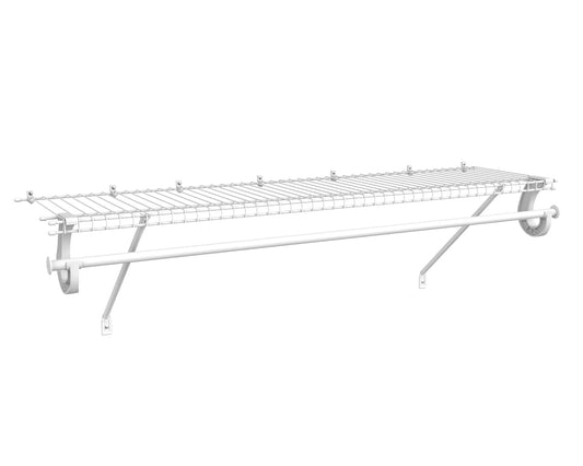 ClosetMaid 5631 SuperSlide Kit para estantería con Barra de Armario, 4 Pieds x 30,48 cm