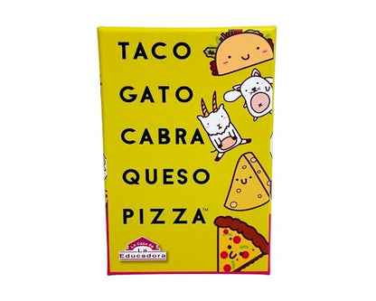 Taco Gato Cabra Queso Pizza | Juegos De Mesa | para Niños de 8 Años O Más | Juego con 64 Cartas | Regalo para Niños |De 3 A 8 Jugadores | En Español | Familia Taco Gato