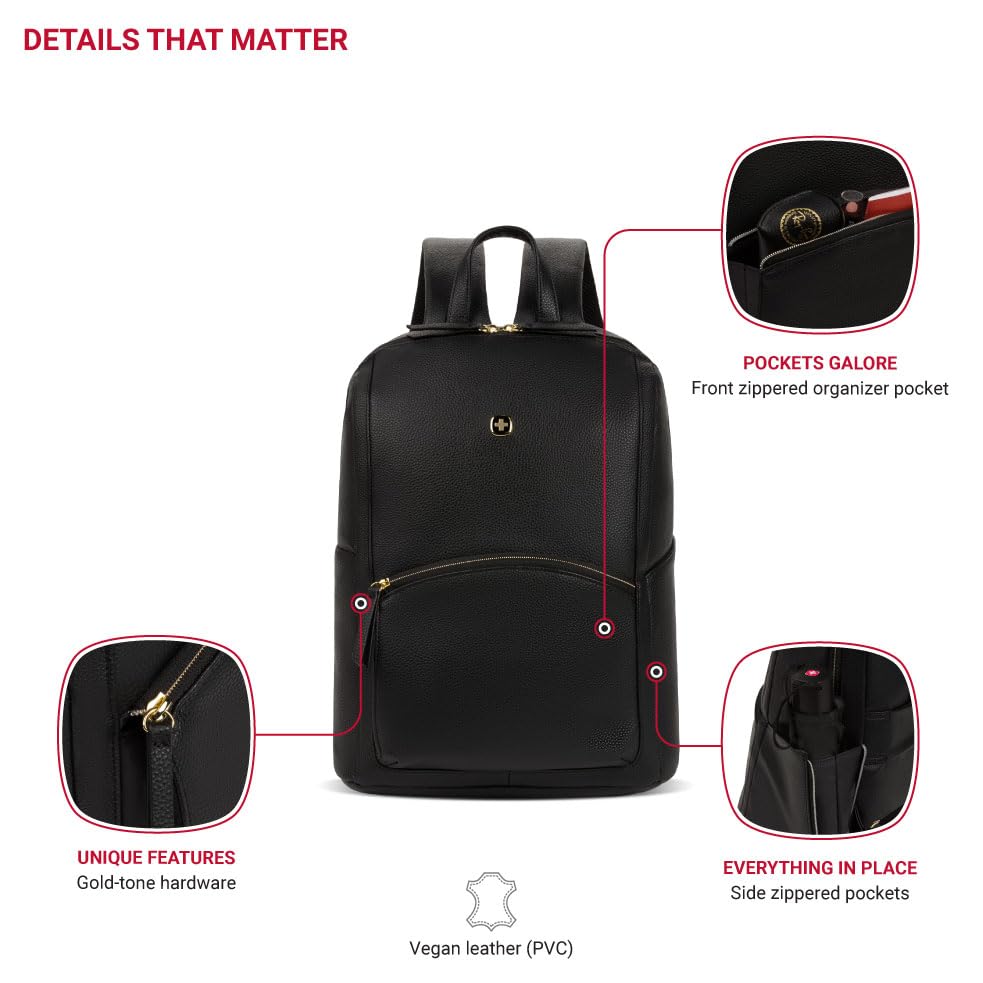 SwissGear Serenity Luxe Women's Laptop Backpack Mochila Unisex adulto