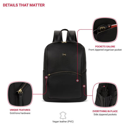 SwissGear Serenity Luxe Women's Laptop Backpack Mochila Unisex adulto