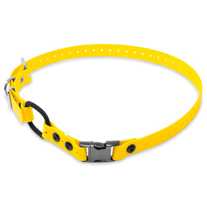 Educator Collar de Perro Bungee, Biothane, Impermeable - 1" Wide Fits 800 and 1200 Series - Amarillo