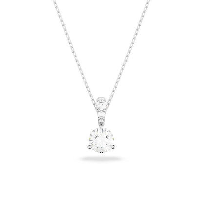 Arete de Vidrio Solitario Swarovski