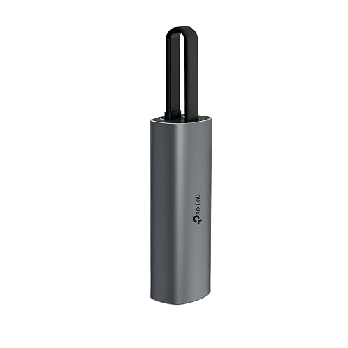TP-Link - Adaptador USB C a Ethernet, Adaptador de Red Plug & Play de 2.5 G, Tipo C a RJ45, Funda de aleación de Aluminio, Compatible con Thunderbolt 4/3 para MacBook Pro/Air, iPad, iPhone 16 Pro/MAX