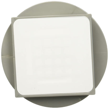 URREA CV10INOX Coladera Compacta con Rejilla Inoxidable, Salida Vertical 10cm, Coladera Cuadrada con Rejilla, Acabado Acero Inoxidable