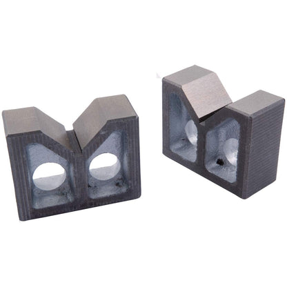 HHIP 2 X 1-5/8 X 1-3/8 INCH CAST IRON V BLOCK SET (3402-1000)