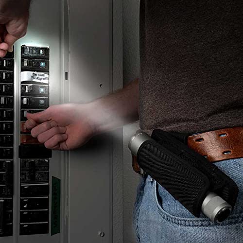 Nite Ize LHS-03 Clip-en funda de Linterna de malla con capacidad y 8-position enganche giratorio