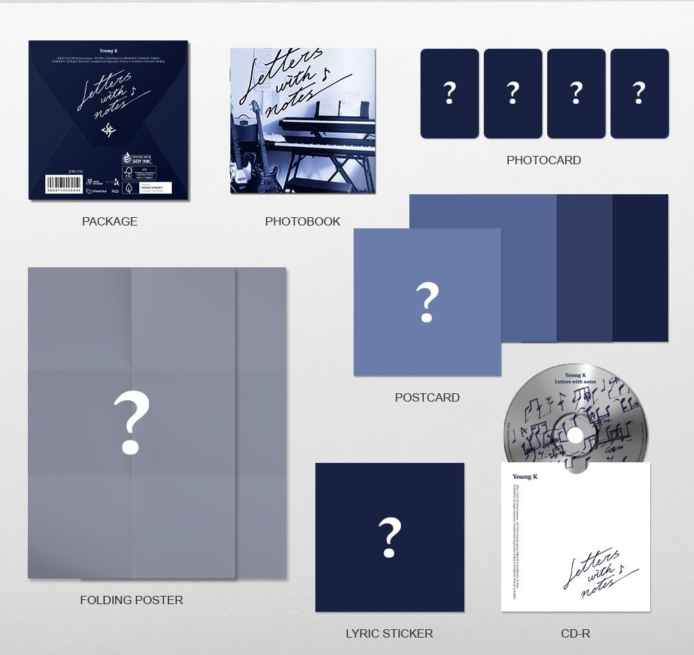 Letters With Notes (Digipack Ver.) - Photobook, Photocards, Postcard, Folding Poster, Lyric Sticker & Clear Bookmark