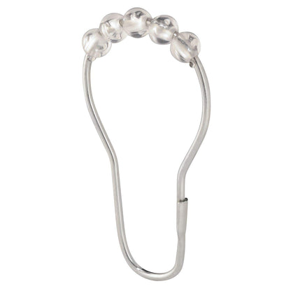 Shwr Crtn Chrome Rings