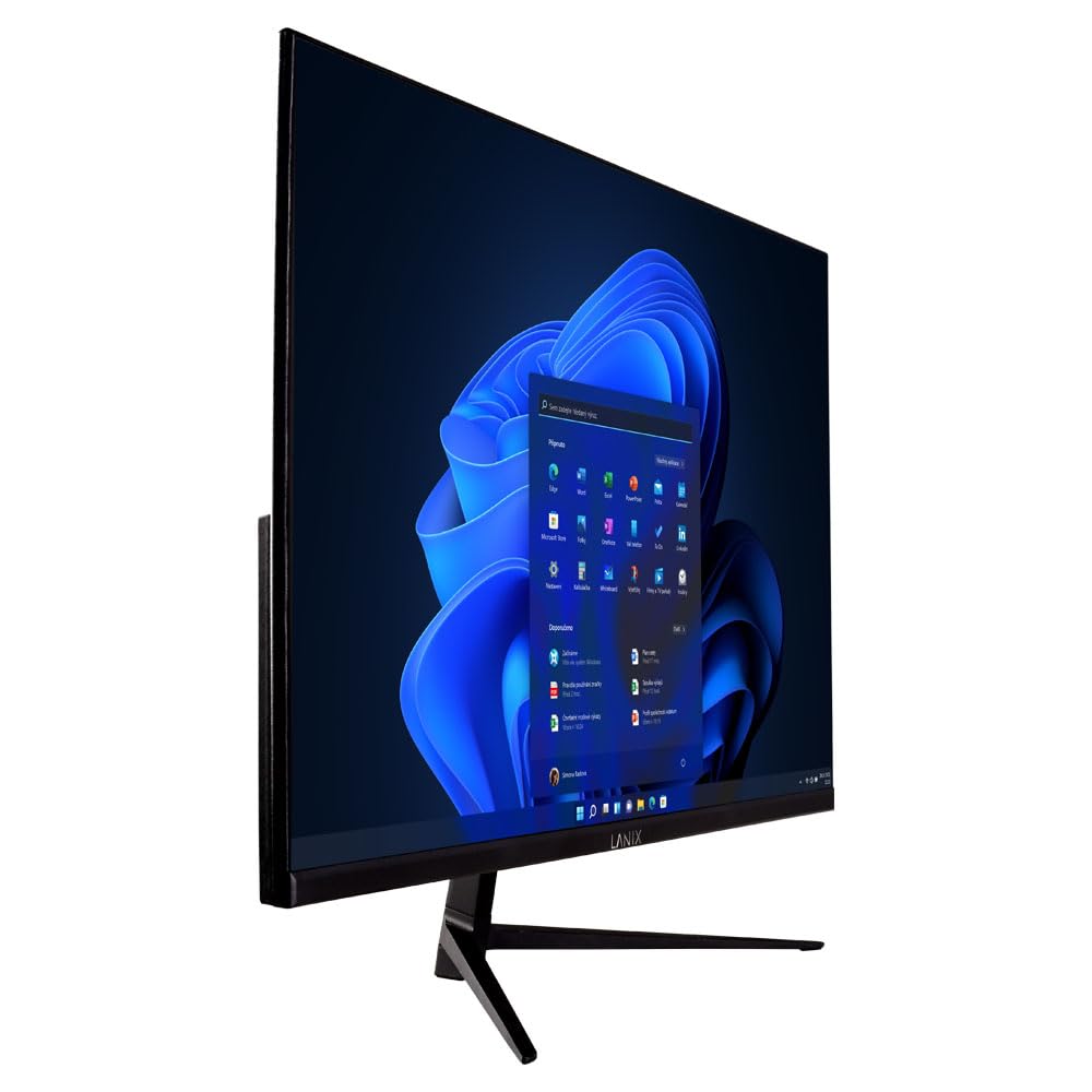 Lanix Monitor LX270 v9, 27 Pulgadas, Full HD 1080p, 75Hz, Panel IPS, FreeSync, HDMI/VGA, VESA 100x100, Negro