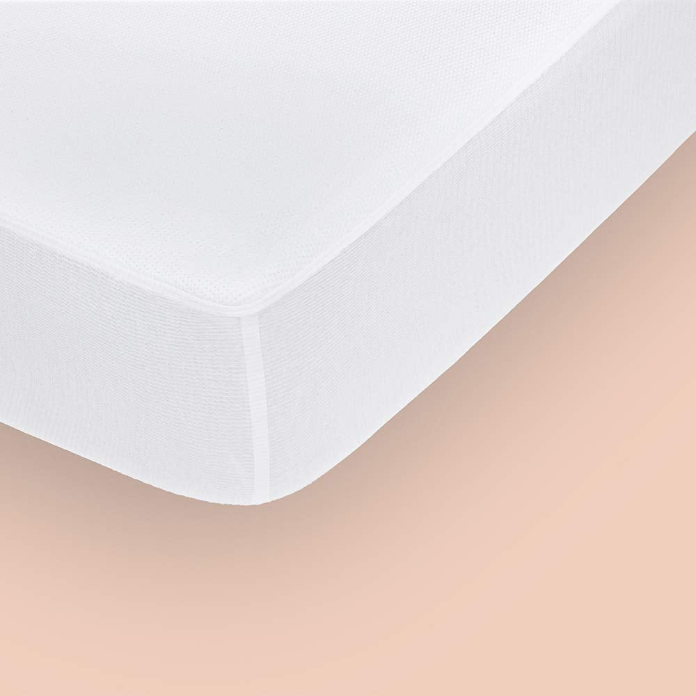 Casper Protector de colchón Impermeable para Dormir, Individual, Color Blanco