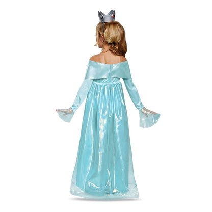Rosalina Deluxe Disfraz, Azul, L (10-12) | Disfraz de Super Mario Rosalina para niños de 10 a 12 años