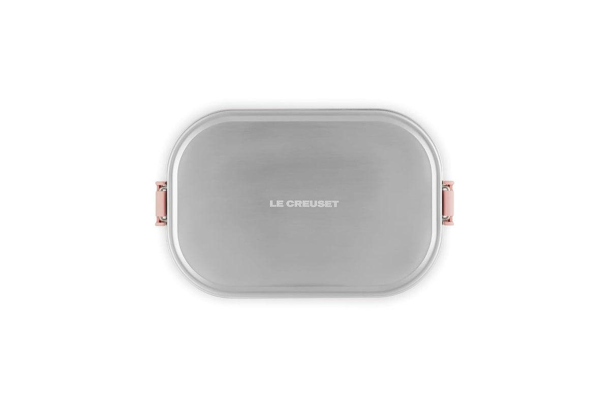 Le Creuset Lonchera de Acero Inoxidable Para Llevar, 30 onzas, Rosa Concha