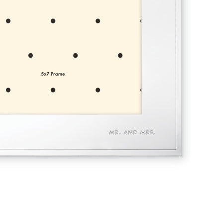 kate spade new york KS Darling Point - Marco para mujer, talla única, color plateado