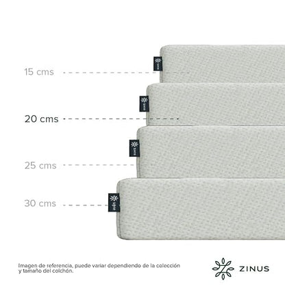 Zinus Green Tea Essential | Colchón Queen Firme de Memory Foam con Esencia de Té Verde Que Libera Puntos de presión y Ayuda a conciliar el sueño