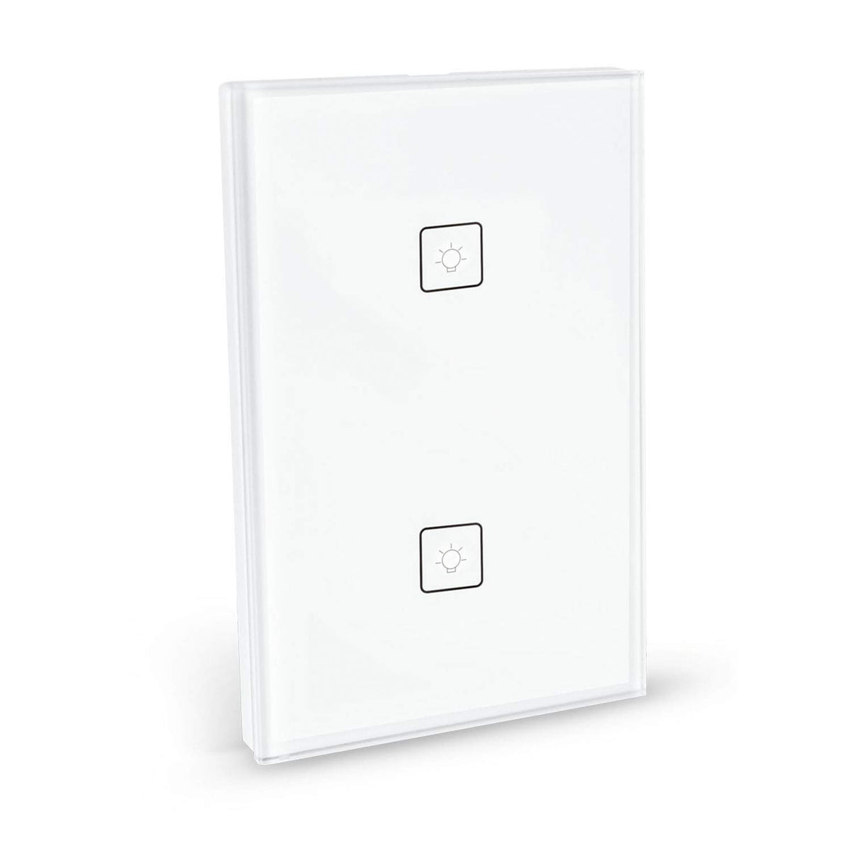 Lloyd's Interruptor Inteligente de 2 Apagadores, Lloyd´s, Modelo: LC-1266, Interruptor Wifi, Compatible con Alexa y Otros Asistentes Virtuales, 100-240 V~ 50/60 Hz, 15 A, Color: Blanco