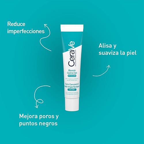 Cerave Gel Facial tratamiento Anti-imperfecciones Para Piel Grasa o Acne, 40ml