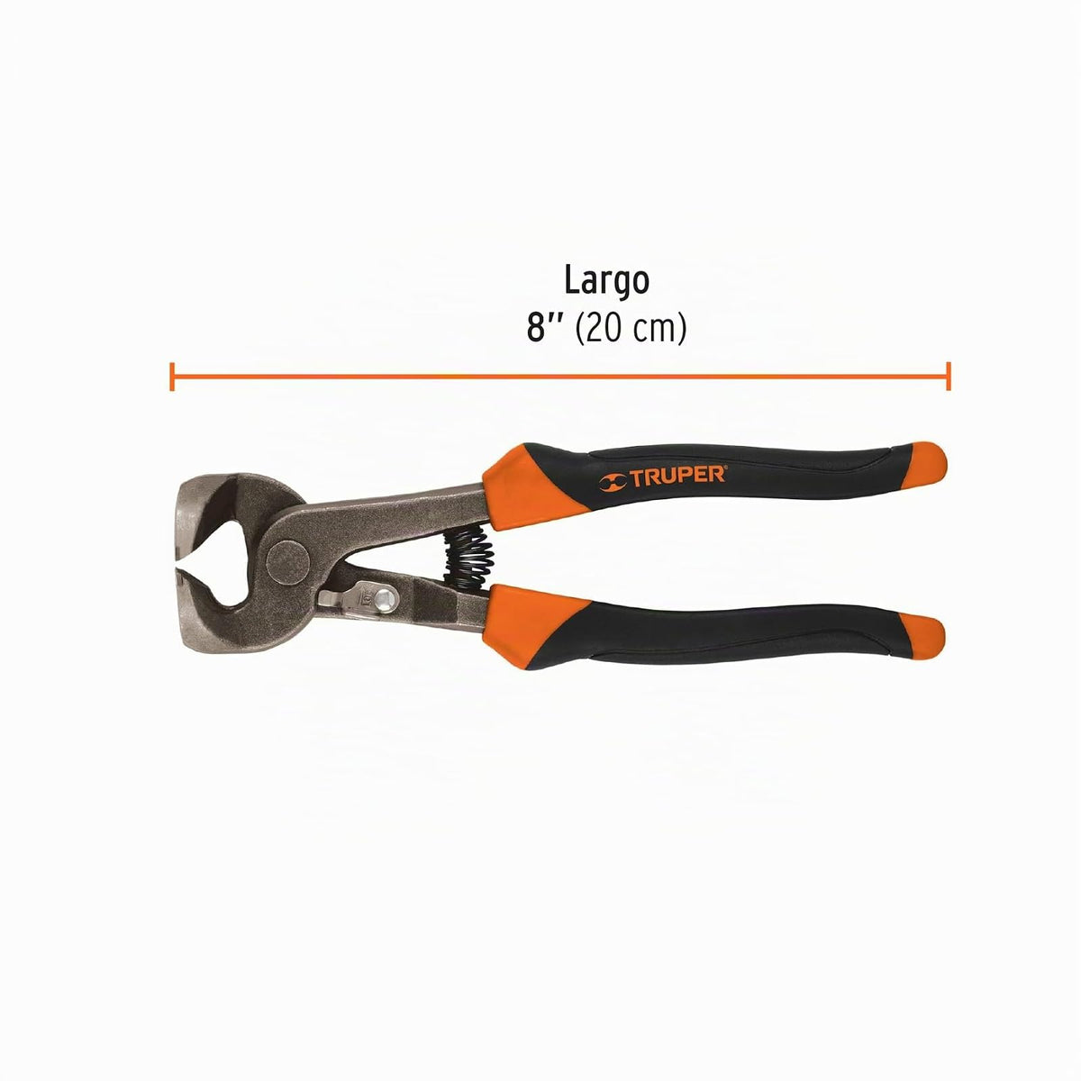 Truper TN-AZ-8, Tenaza para azulejo 8", dientes de carburo de tungsteno