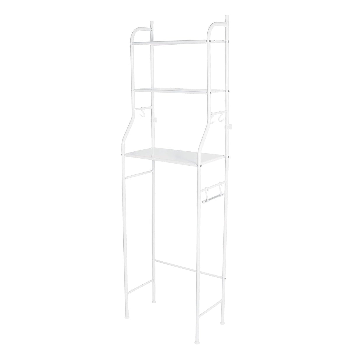 Foset OWC-3, Mueble organizador blanco para baño con 3 repisas