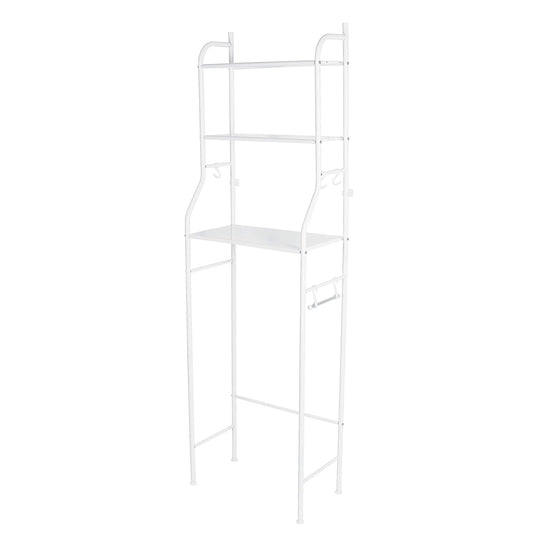 Foset OWC-3, Mueble organizador blanco para baño con 3 repisas