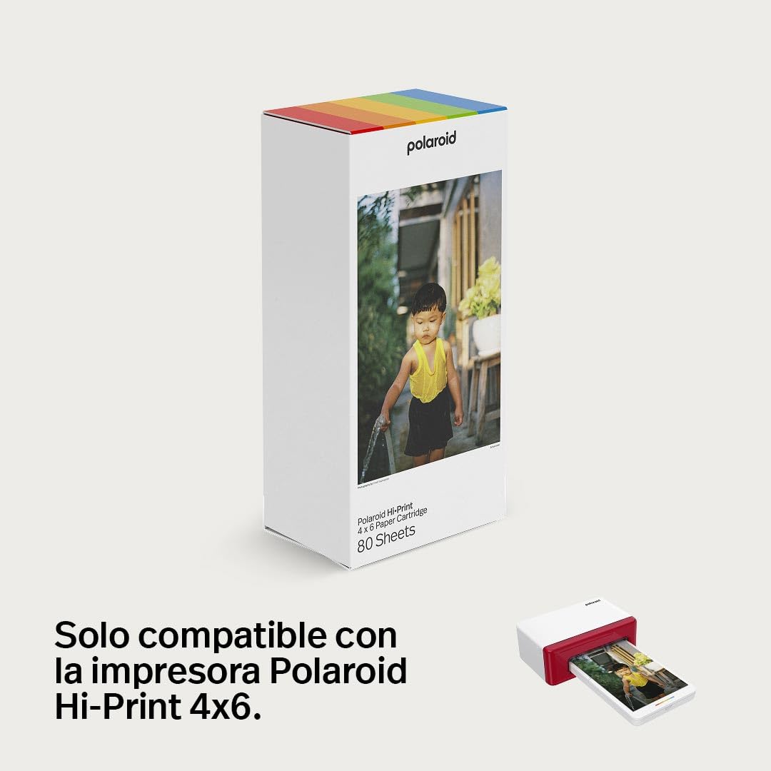 Polaroid Hi-Print 6551 - Recambio de cartucho de papel (80 hojas)