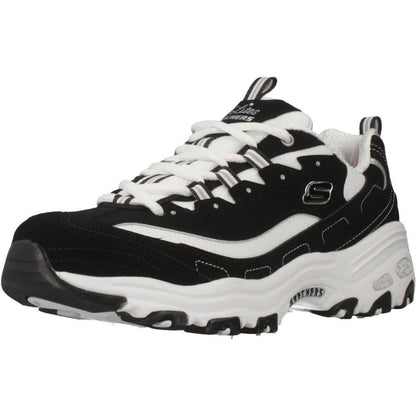 Skechers - Tenis de Noche para Mujer con Manos Libres, Summits - 22.0 cm - Biggest Fan Negro - Blanco