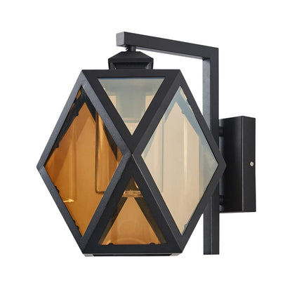 Tecnolite Lámpara de Pared Arbotante Cristal Exterior, Potencia Máx. 60 W, 1 Base E27, IP54, IK07, No incluye foco