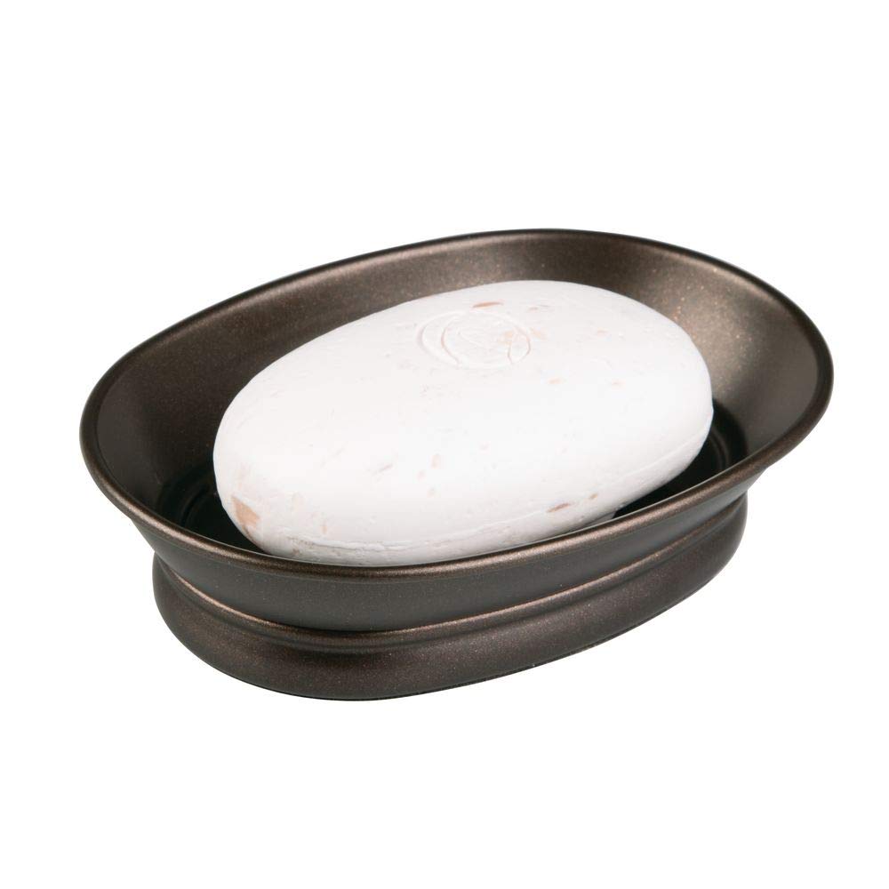 interDesign York Bath, Soap Dish, Bronze