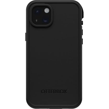OtterBox - Funda Impermeable para iPhone 15 Plus y iPhone 14 Plus Serie FR, con MagSafe (diseñada por LifeProof), Color Negro, Impermeable, 60% plástico Reciclado, Elegante y Elegante