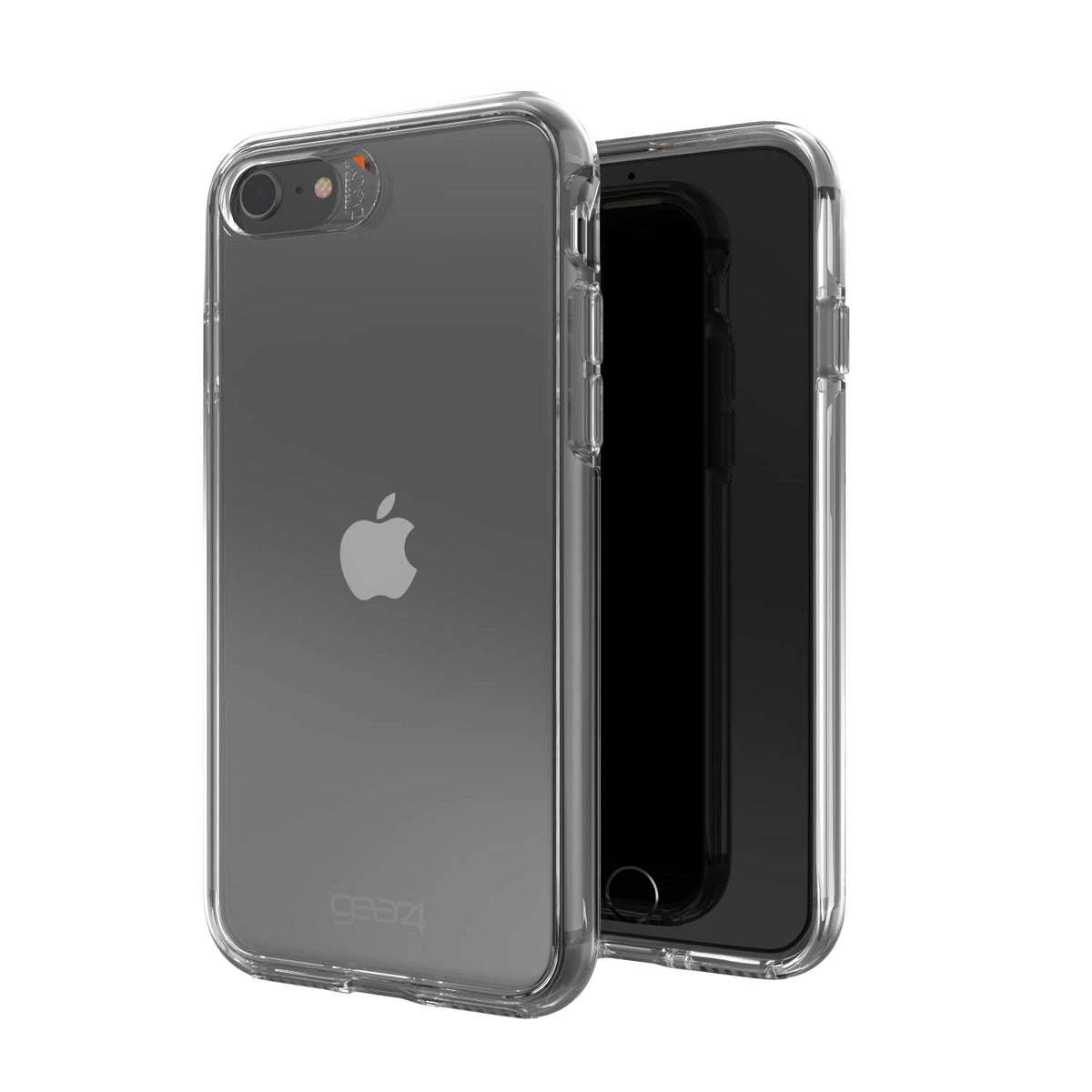 Gear4 ZAGG Crystal Palace - Funda para iPhone SE 2022/SE (2ª generación) y iPhone 8/7/6s/6 - Protección Avanzada contra Impactos, tecnología D3O integrada, Acabado Transparente, Transparente