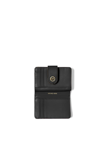 Michael Kors Mk Charm - portafolios compacta con pestaña pequeña Accesorio de viaje- Billetera plegable Mujer