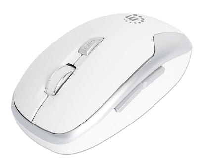 Manhattan Mouse Optico Inalambrico 6 Botones 2.4G Blanco