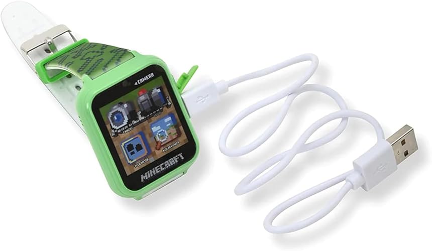 Minecraft Reloj inteligente interactivo con pantalla táctil (Modelo: MIN4045AZ)