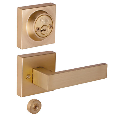 Yale MX89584 Gatillo Portofino Alta Seguridad Llave-Llave - Latón Antiguo Mate