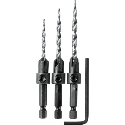 Makita Avellanador Para Madera 3 Pcs (9/64-11/64-3/16) A-99661